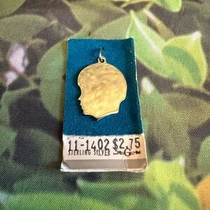 VINTAGE Sterling Silhouette Pendant Charm